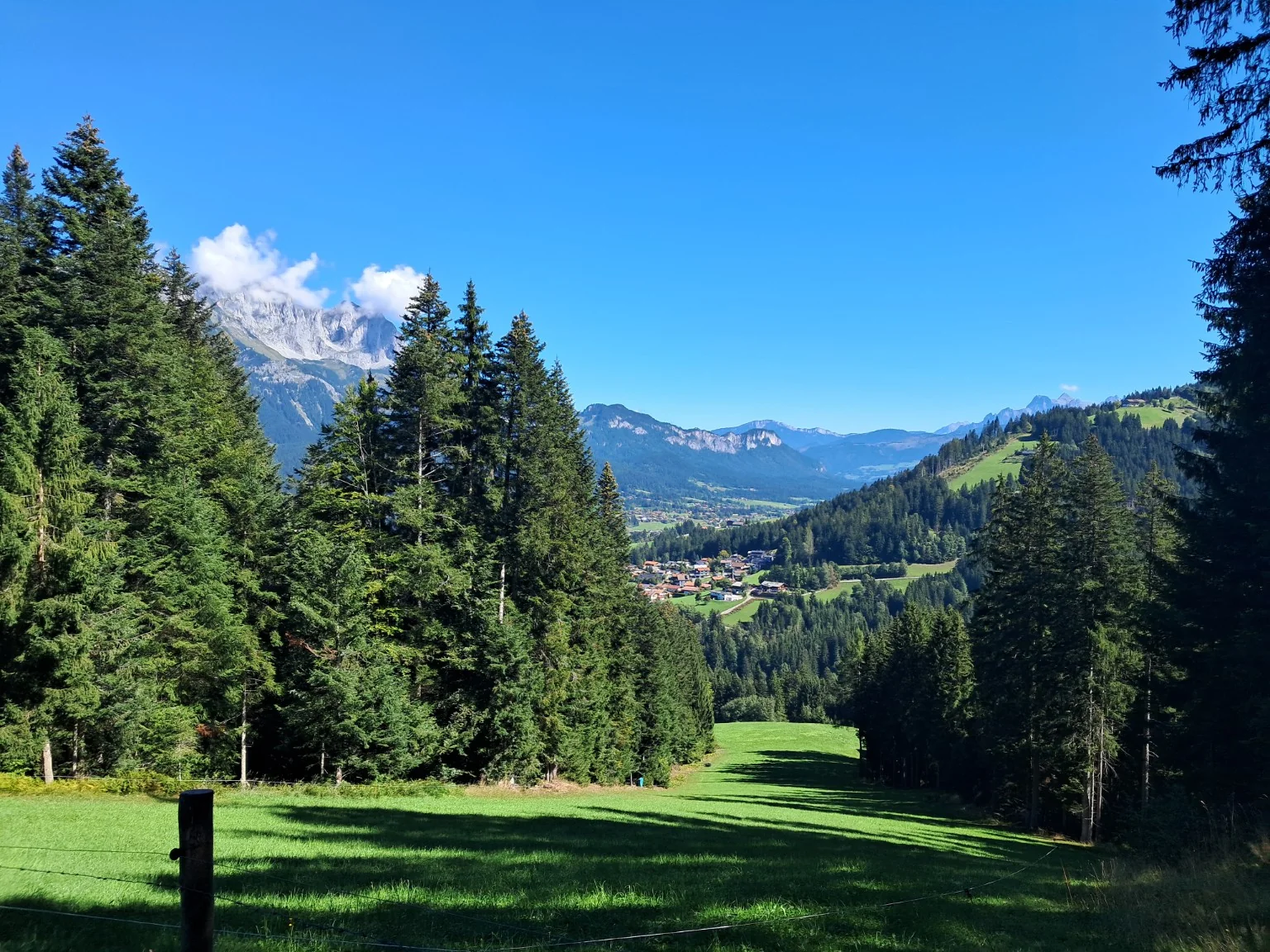 Talblick bei Ellmau am Wilden Kaiser