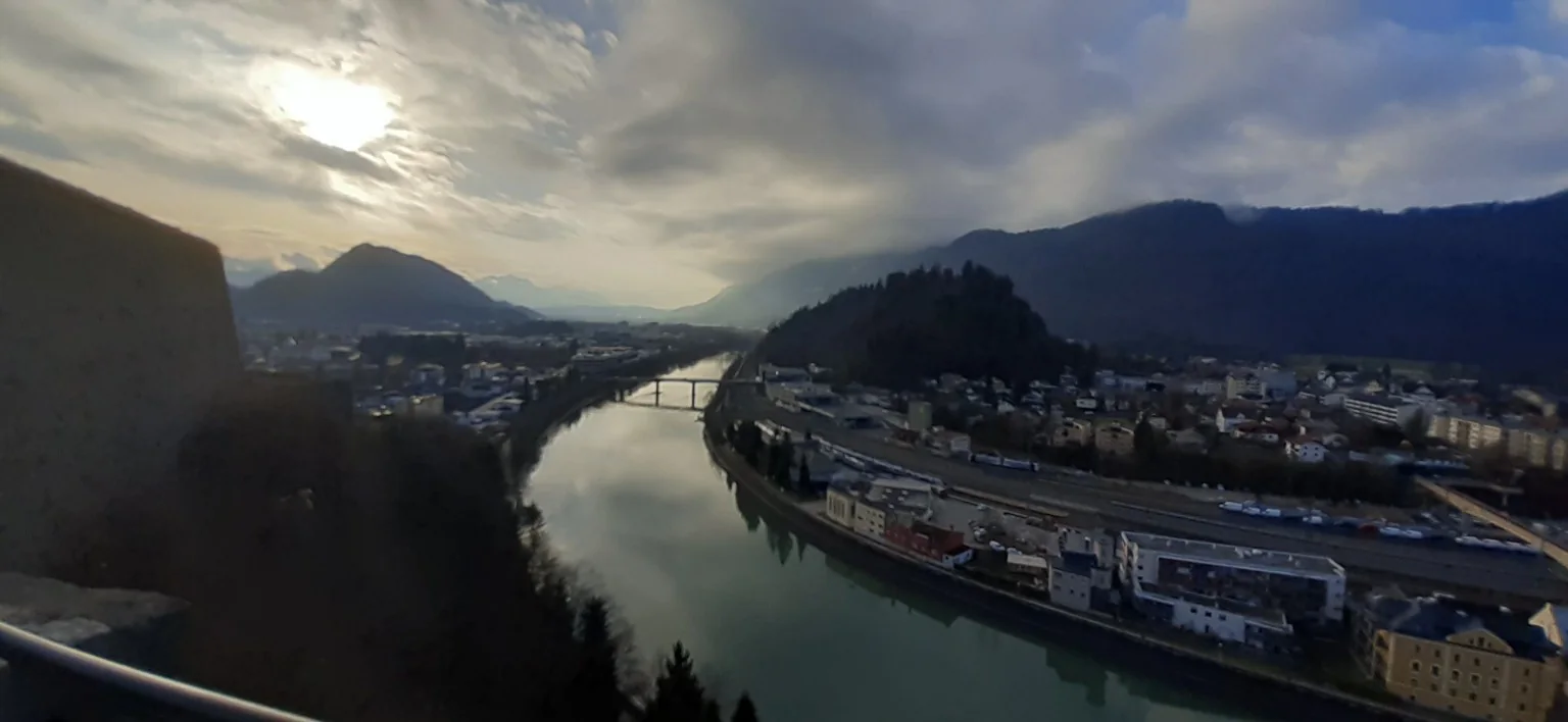 Kufstein mit Inn und Alpenpanorama als Ausflugsziel ab Oberaudorf